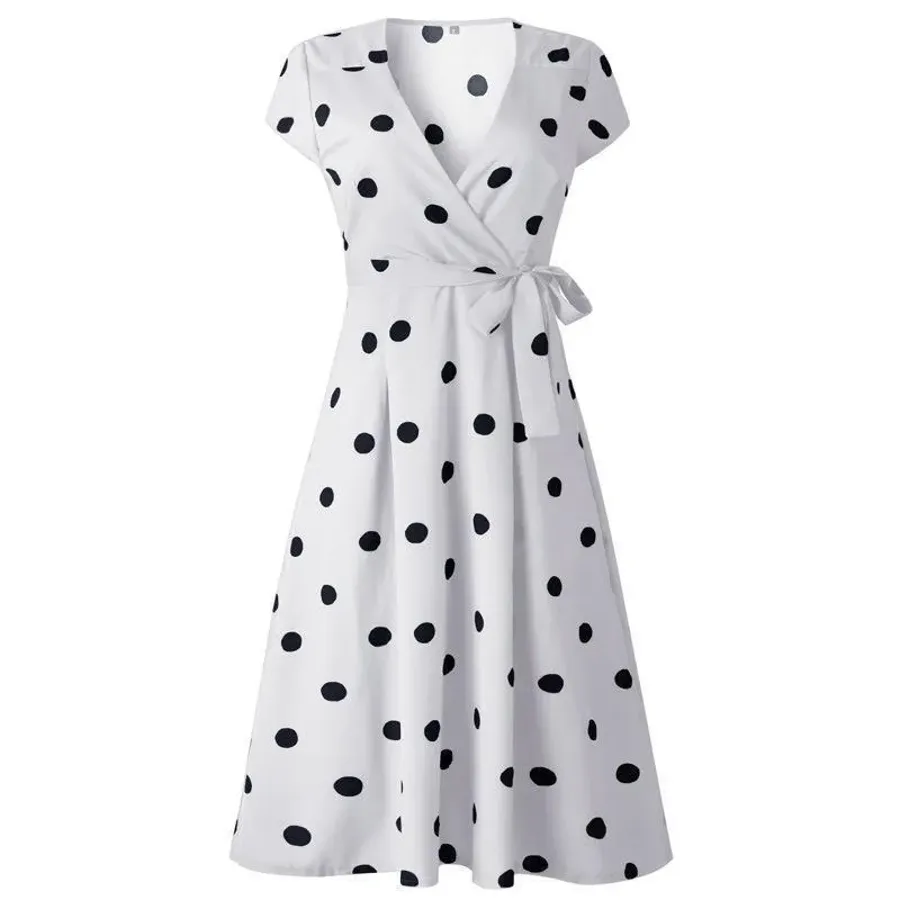 Lady Fashionable Dotted Dress