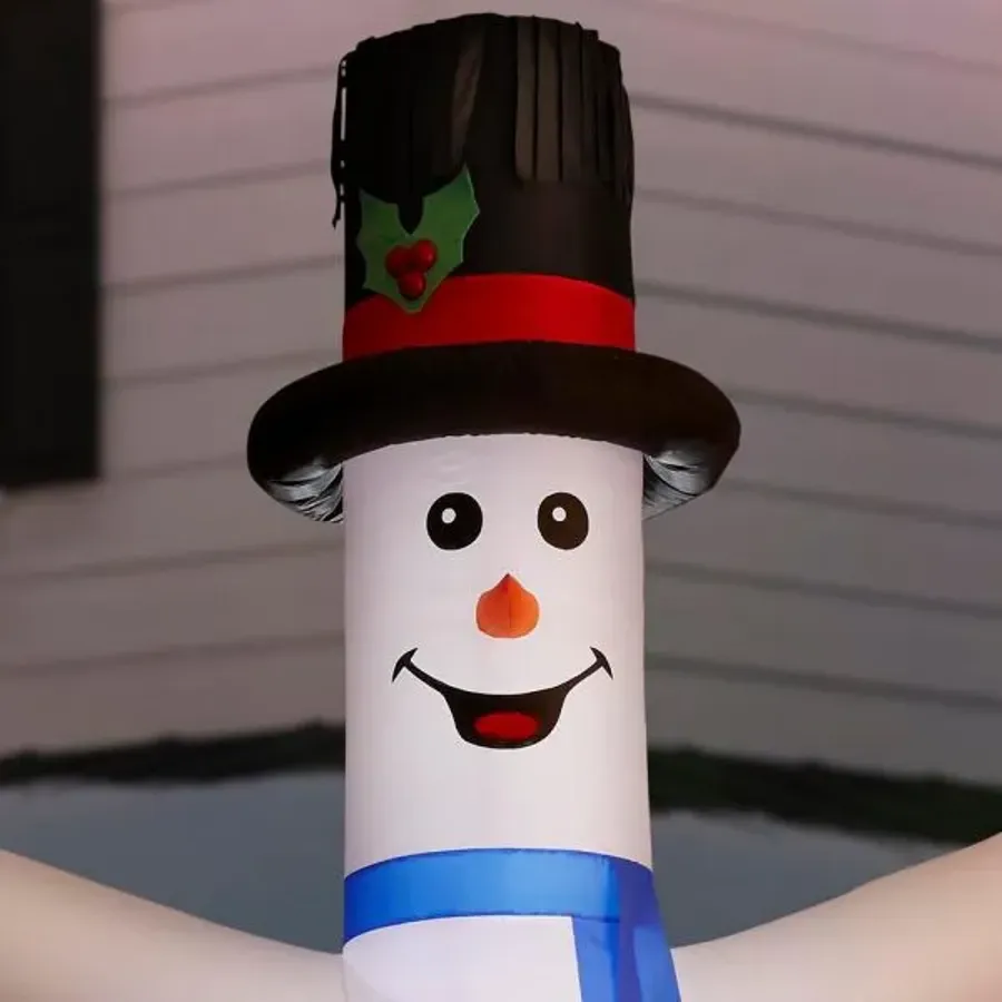 Christmas - 12 Ft Animated Inflatable Jolly Jiggler Snowman