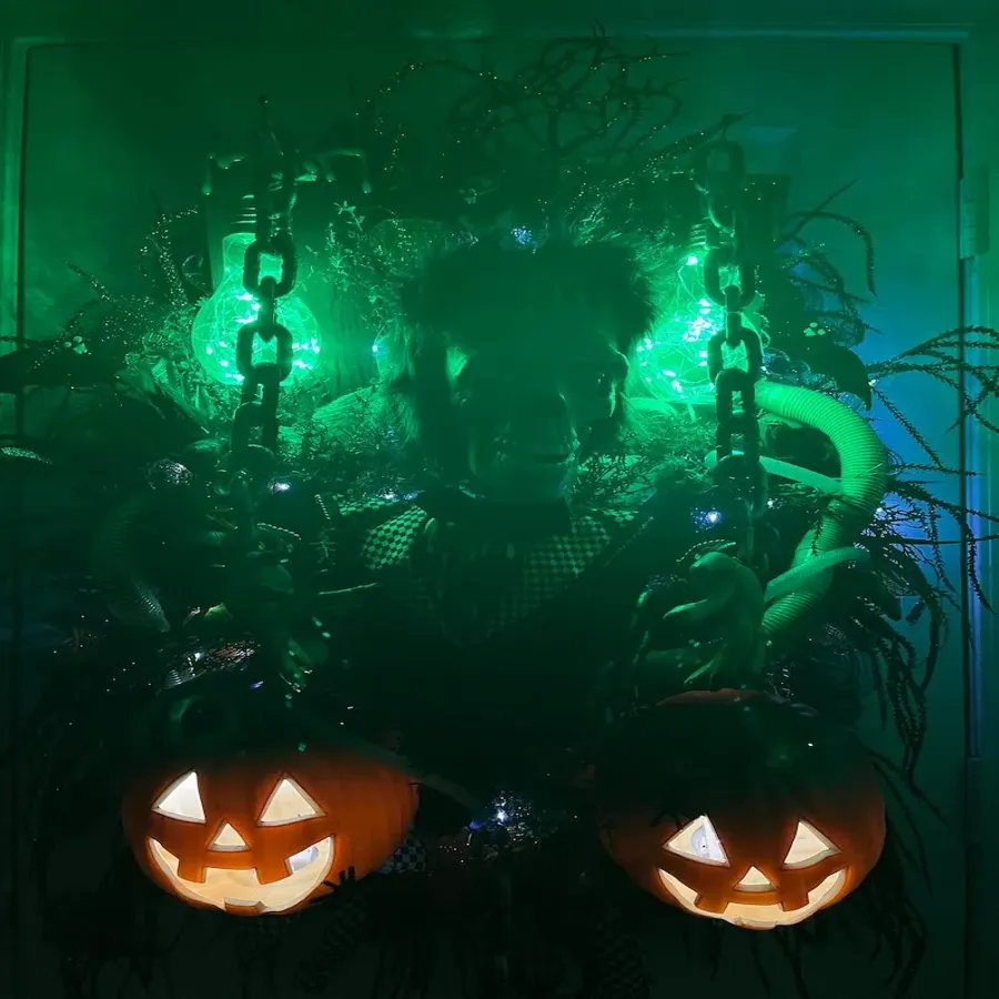 Halloween Spooky Wreath