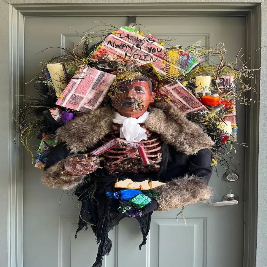 Candyman Wreath