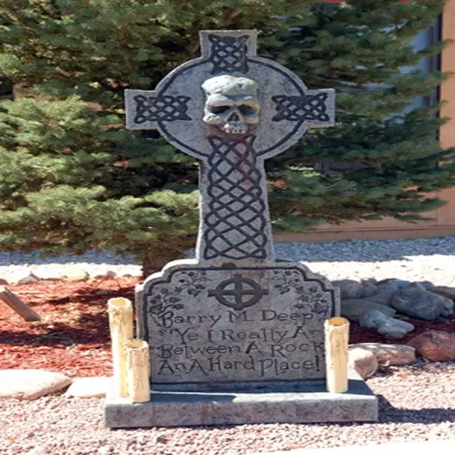 Halloween Decoration | Celtic Foam Tombstone