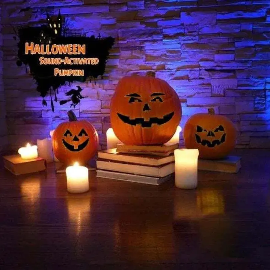 Halloween Music Pumpkin Lighting