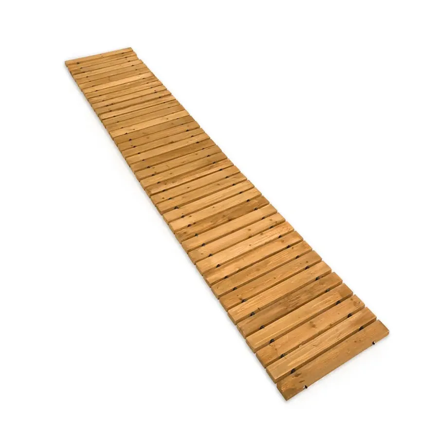 Portable Roll-Out Straight Hardwood Pathway