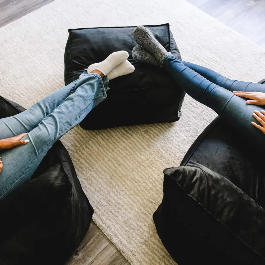 Lounger Ottoman Foam Filled Bean Bag