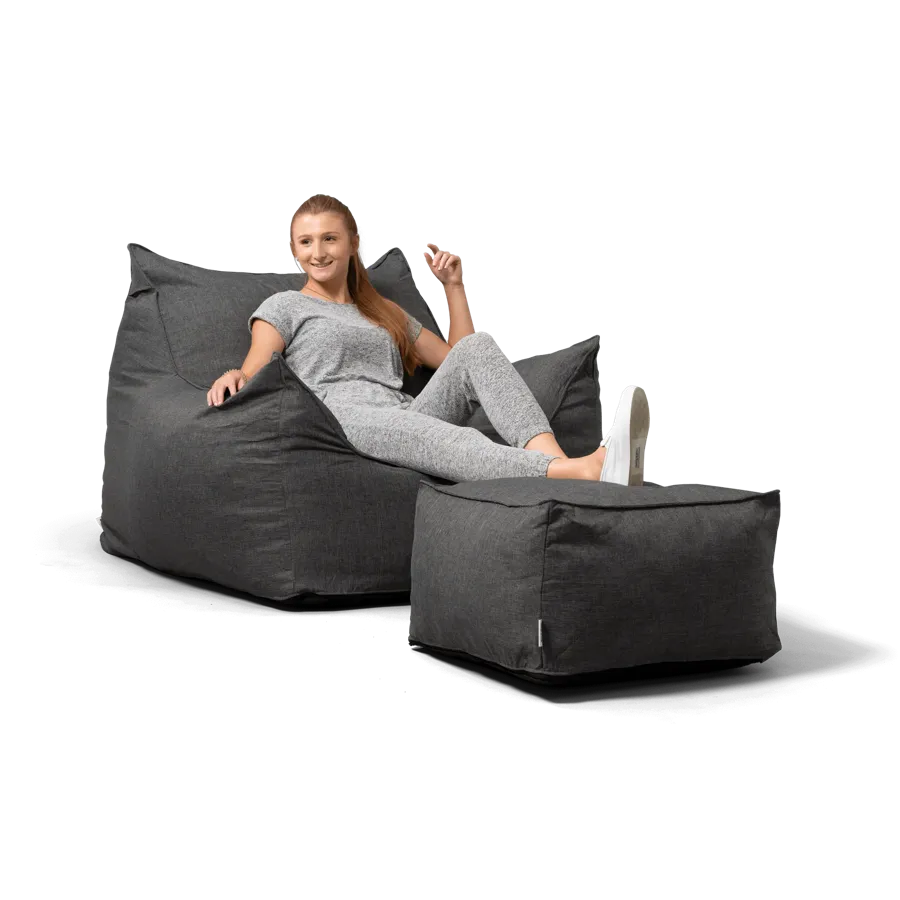 Lounger Ottoman Foam Filled Bean Bag