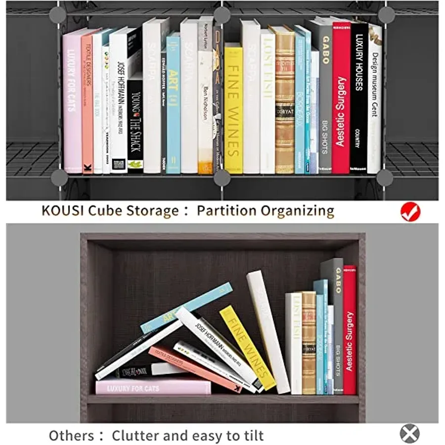 Cube Organizer Storage Organizer  - Black