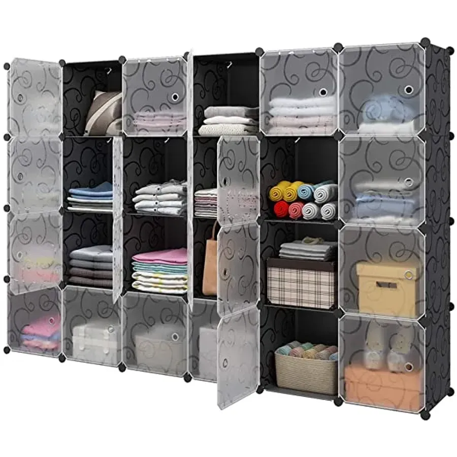 Cube Organizer Storage Organizer  - Black