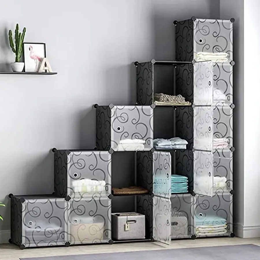 Cube Organizer Storage Organizer  - Black