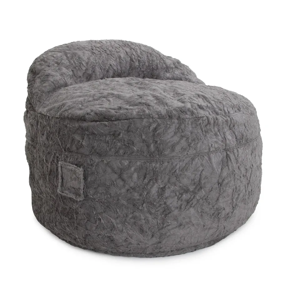 Adult Bean Bag Chair - Full - Faux Fur