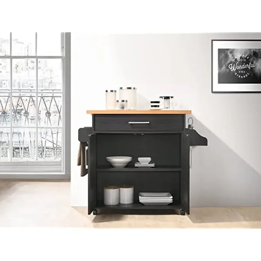 Kitchen Island | Black-beech