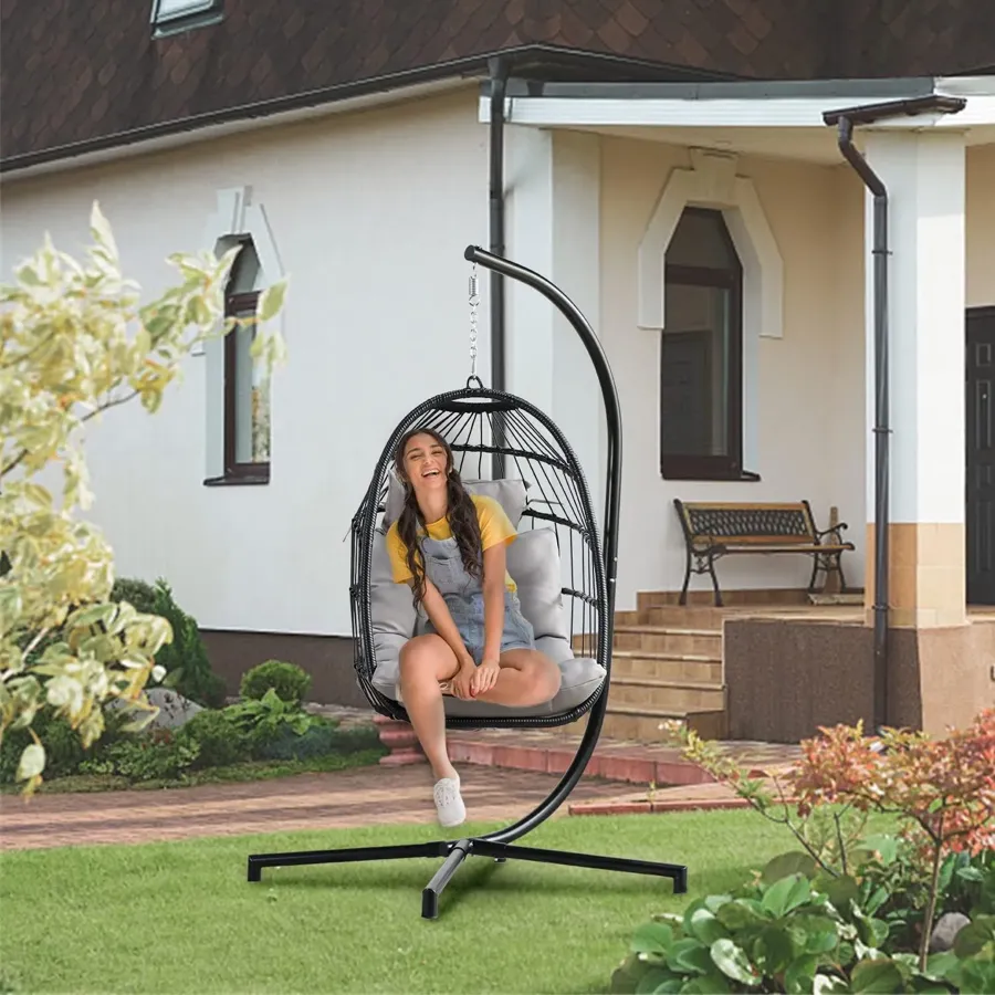 Swing Egg Chair & Hammock Chair - Black