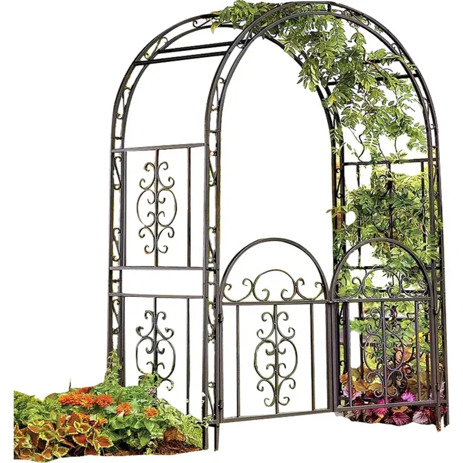 Montebello Iron Arbor with Gate