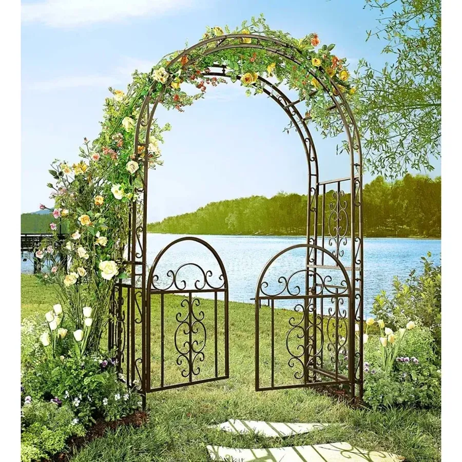 Montebello Iron Arbor with Gate