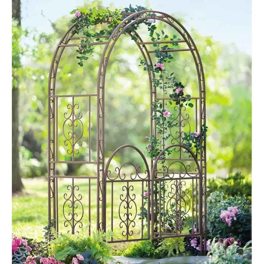 Montebello Iron Arbor with Gate