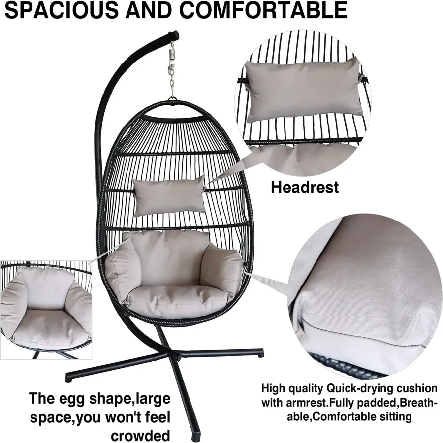 Hammock Egg Chair with Stand