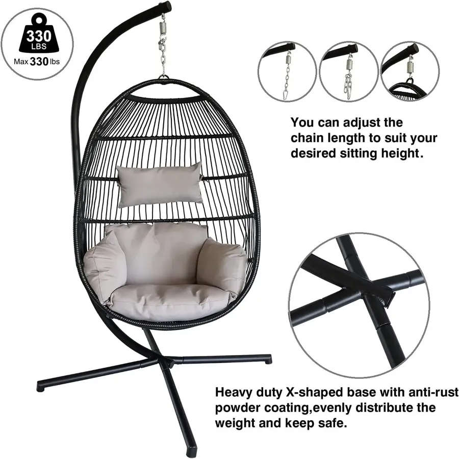 Hammock Egg Chair with Stand