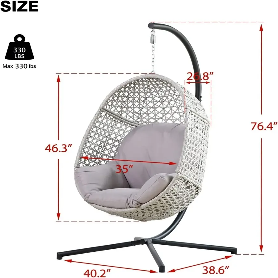 Hammock Egg Chair with Stand