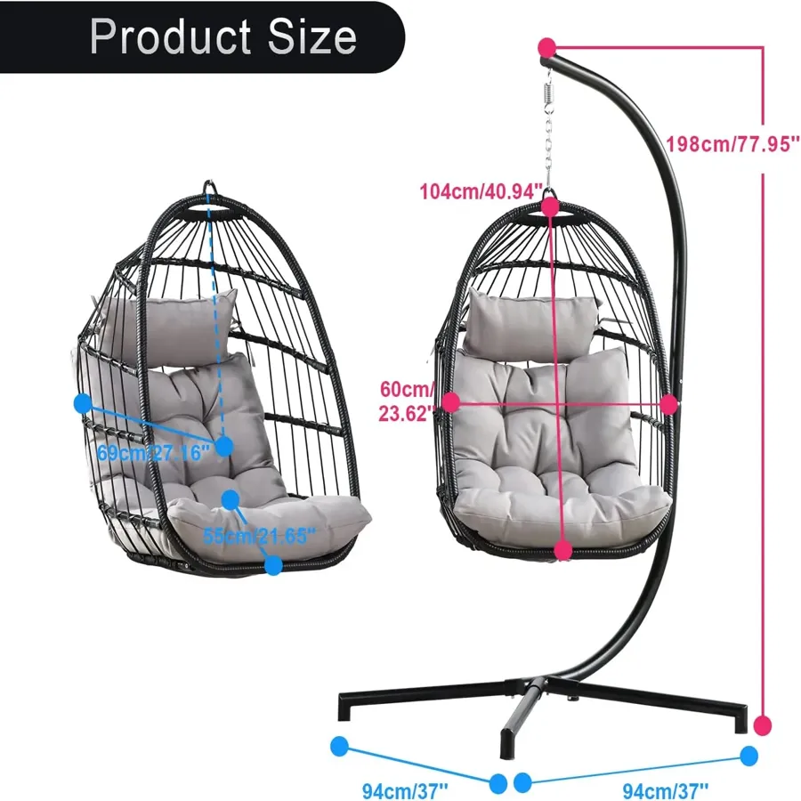 Hammock Egg Chair with Stand