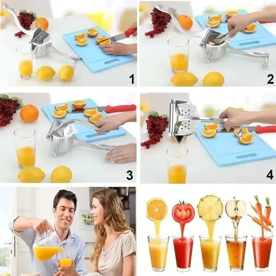 Stainless Steel Fresh Fruit Juice Extractor