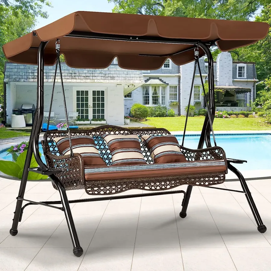 Patio Swing with Canopy,