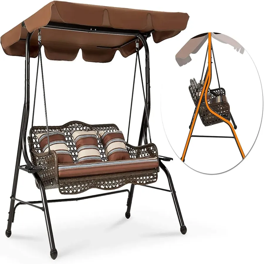 Patio Swing with Canopy,