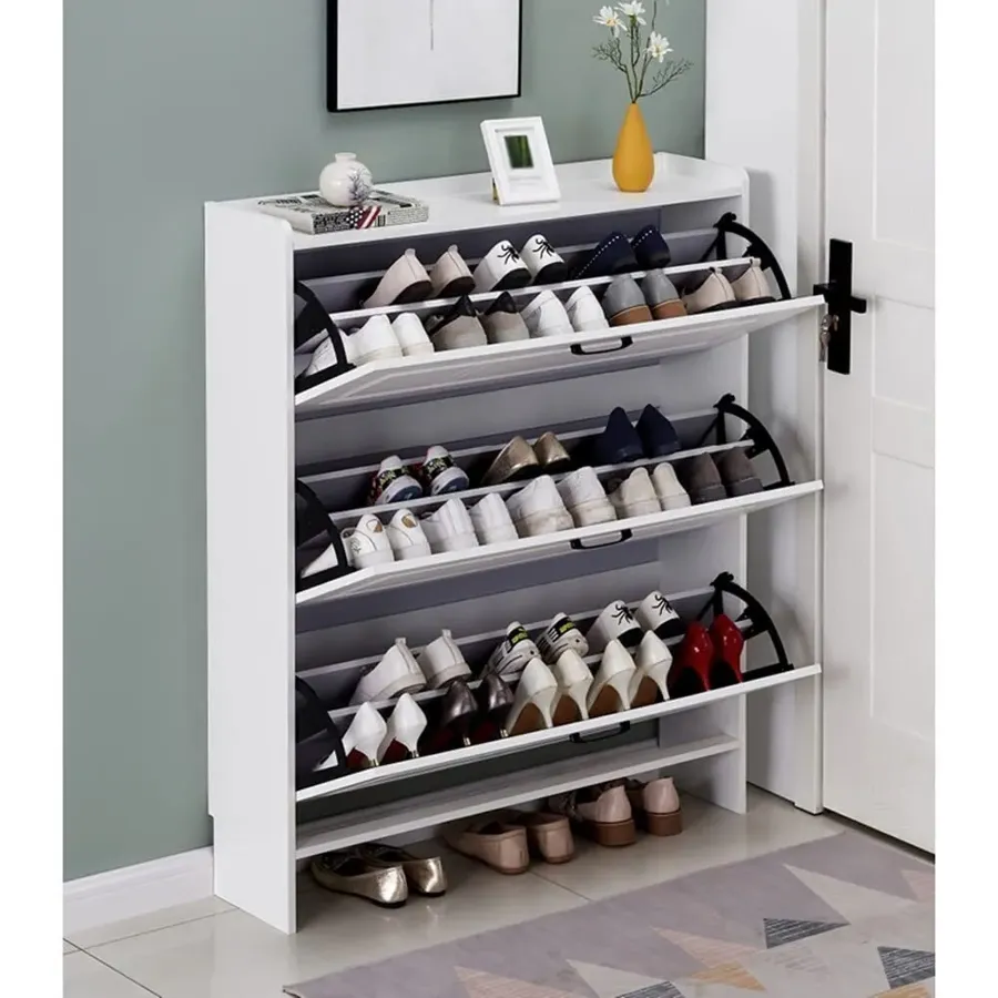 Wall Hidden Shoe Cabinet