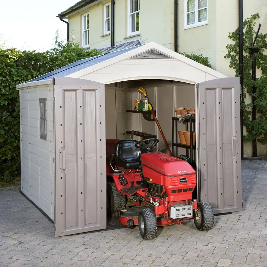 Factor 8 ft. W x 11 ft. D Resin Storage Shed