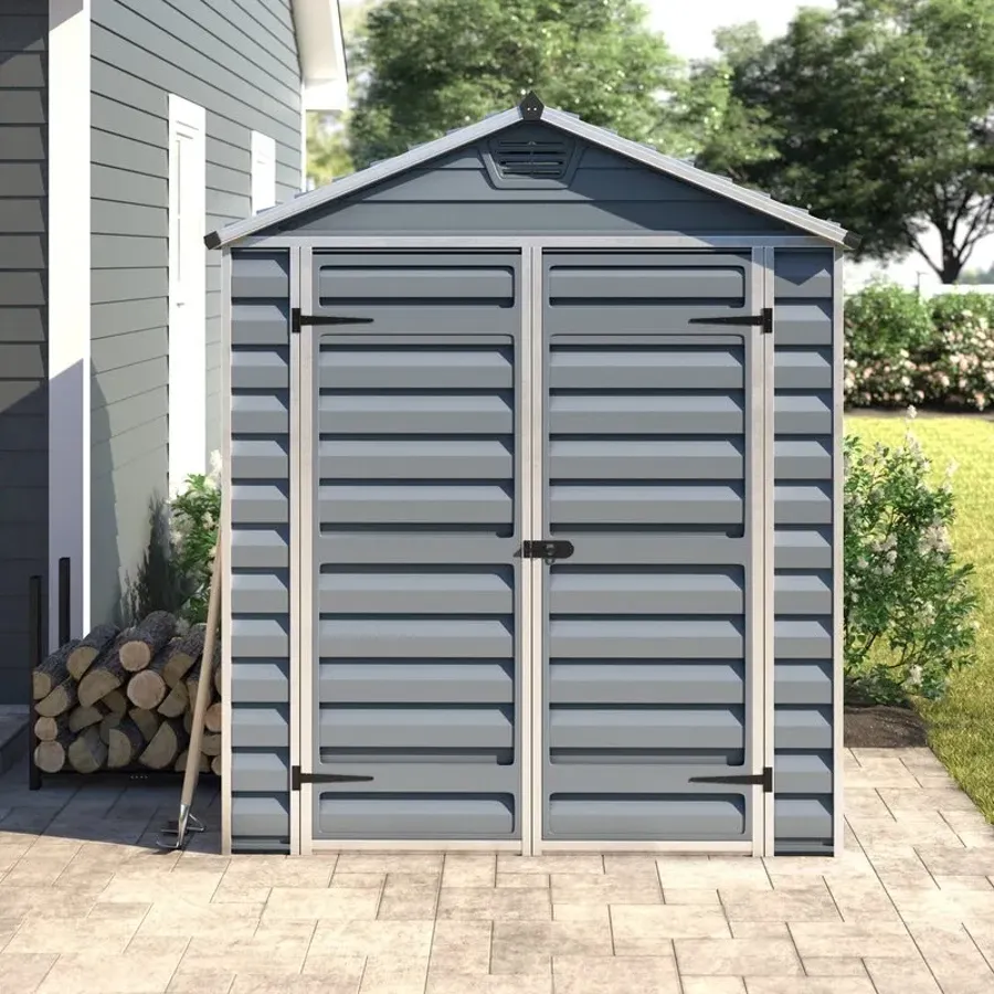 6 Ft. W x 5 Ft. D Polycarbonate Storage Shed