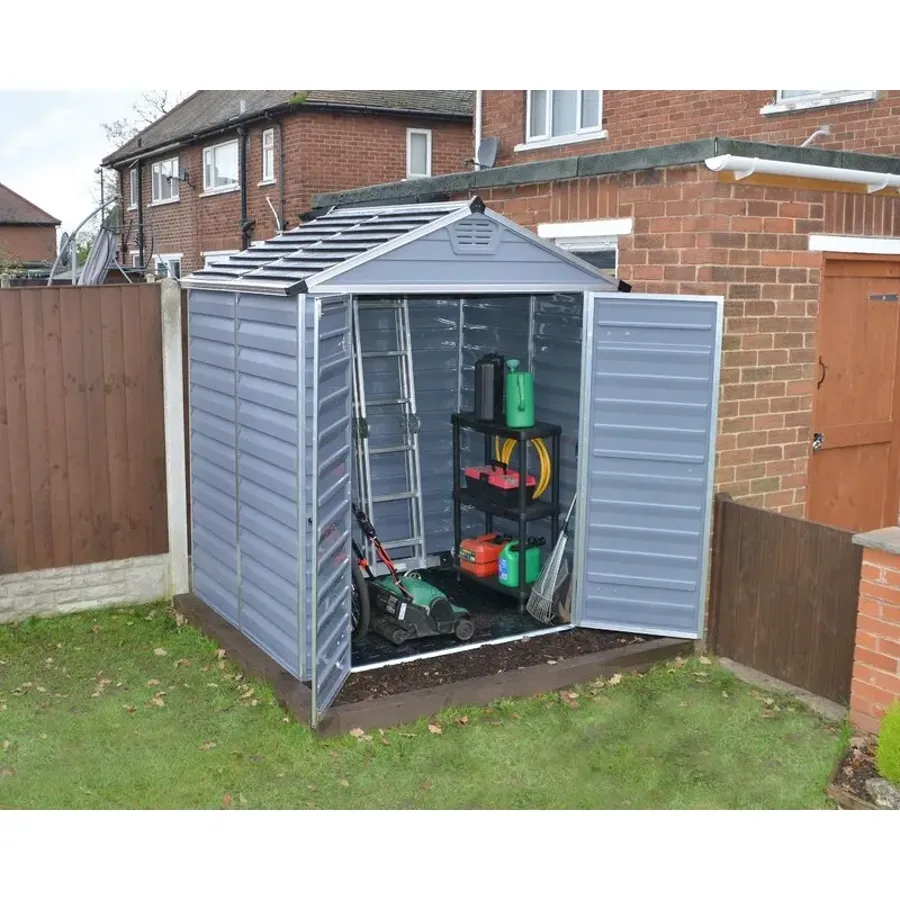 6 Ft. W x 5 Ft. D Polycarbonate Storage Shed