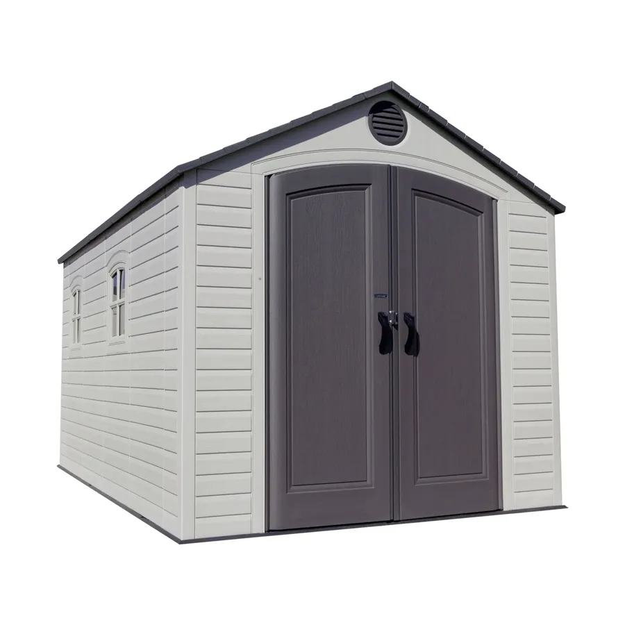 8 ft. W x 15 ft. D Plastic Storage Shed