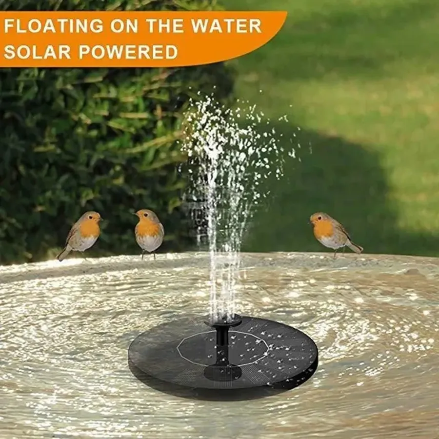 Solar Power Bird Water Fountain