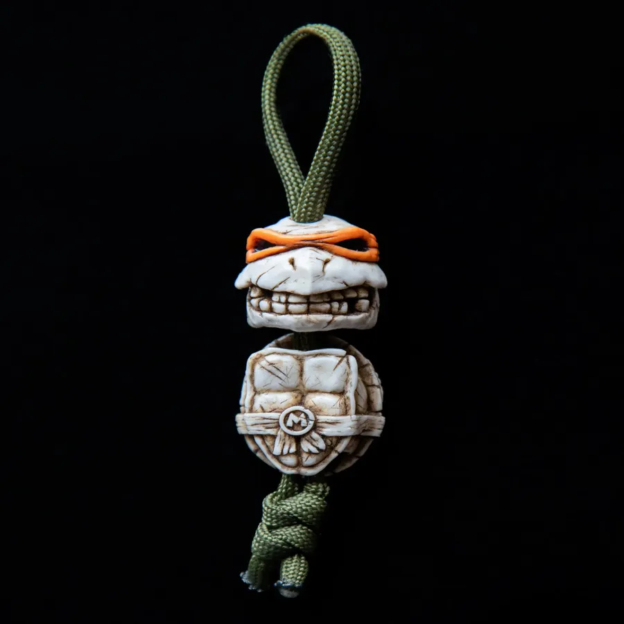 The 4 Turtle Brothers Skull beads