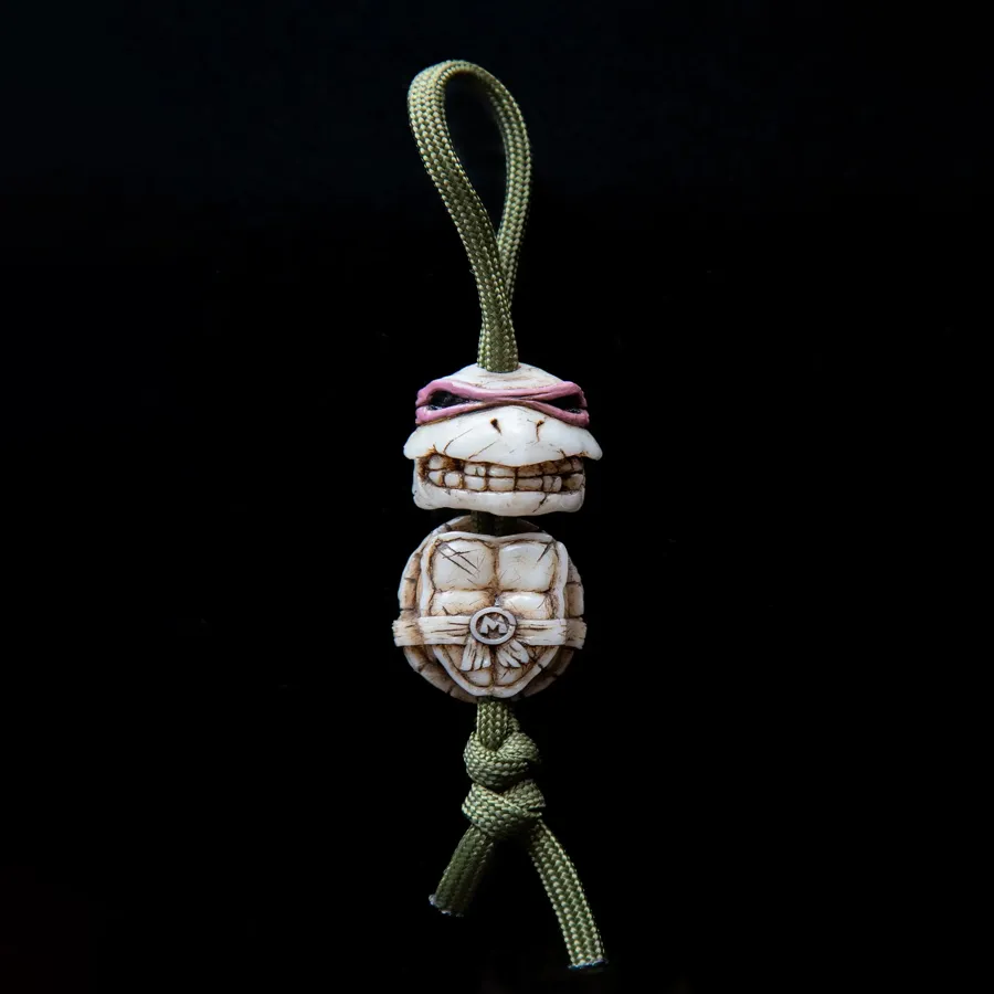 The 4 Turtle Brothers Skull beads