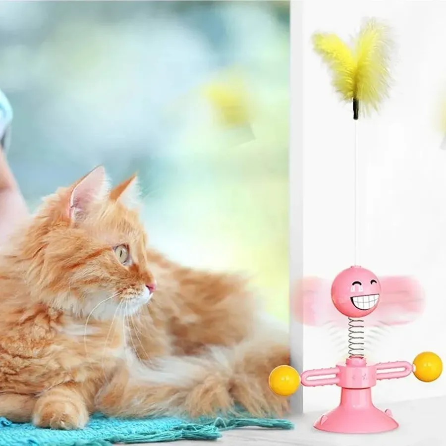 Multifunctional Rotating Cat Toy