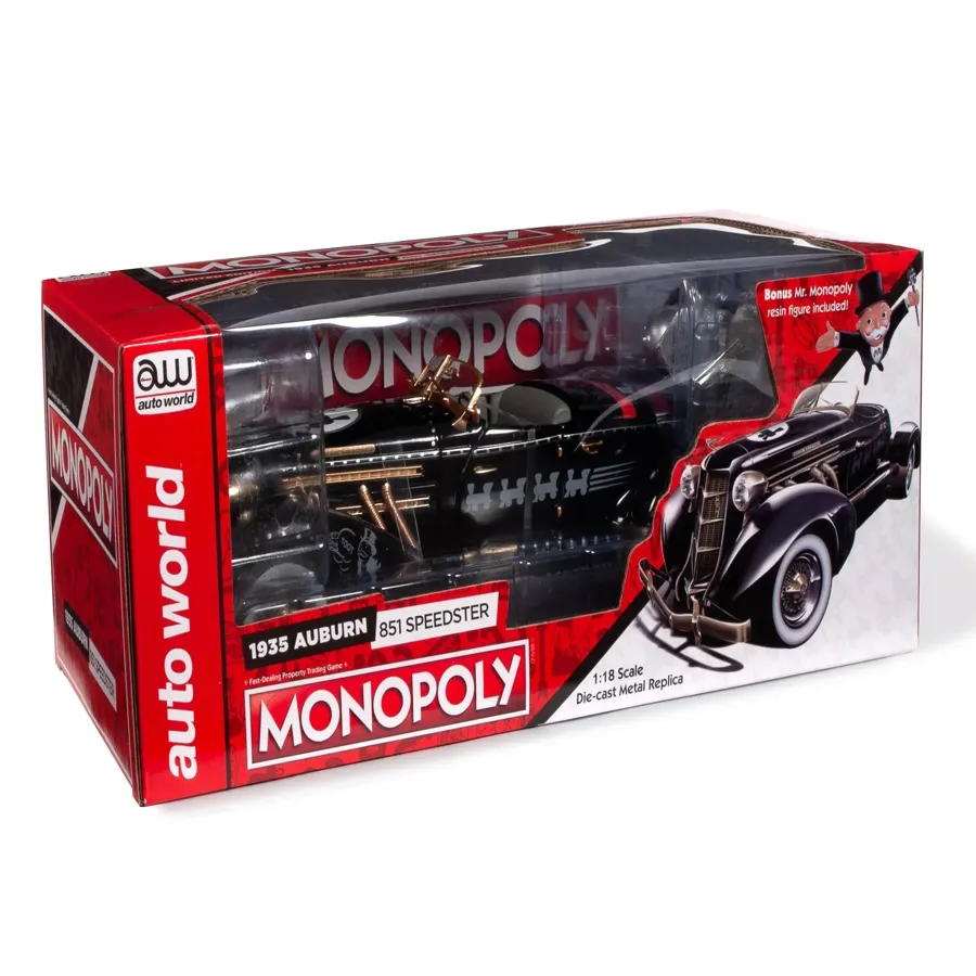 Monopoly 1935 Auburn 851 Speedster Monopoly 1:18 Scale