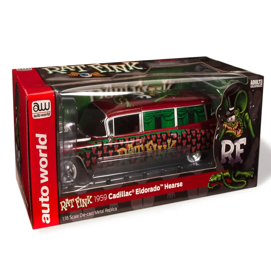 1959 Eldorado Hearse Rat Fink 1:18 Scale